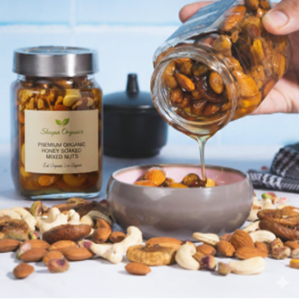 Honey Soaked Mixed Nut - Shayan Organics